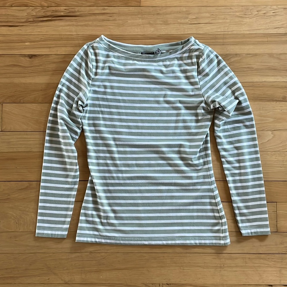 ASOS Design Boatneck Long Sleeve Tee
